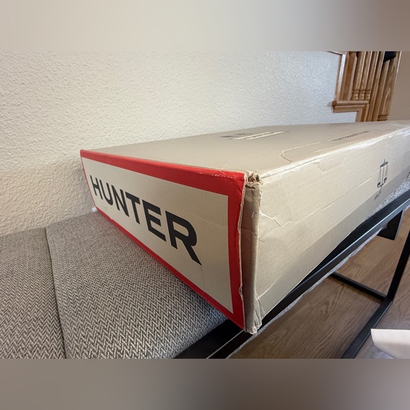 Hunter Tall Rain Boots — Size 7 - Back Adjustable, Melody/Electric Storm Color - Picture 13 of 16